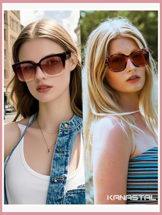 Polarized Fit Over Glasses Sunglasses, TR90 Material, Oversized Square Frame main image 6